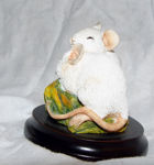 Picture of PAIR OF MICE ASLEEP - WHITE