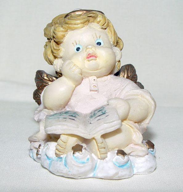 Picture of Baby angel with book